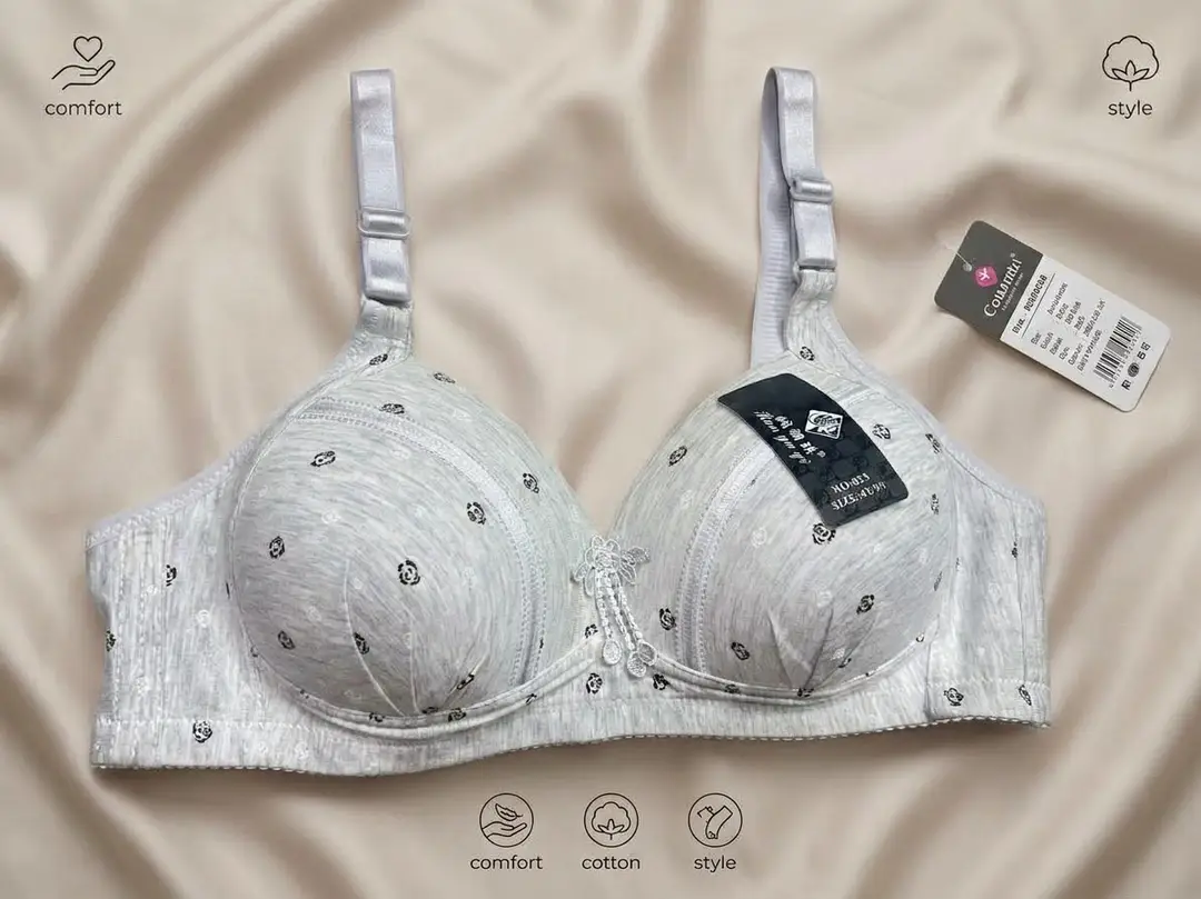 Jersey Printed Padded Bra Top