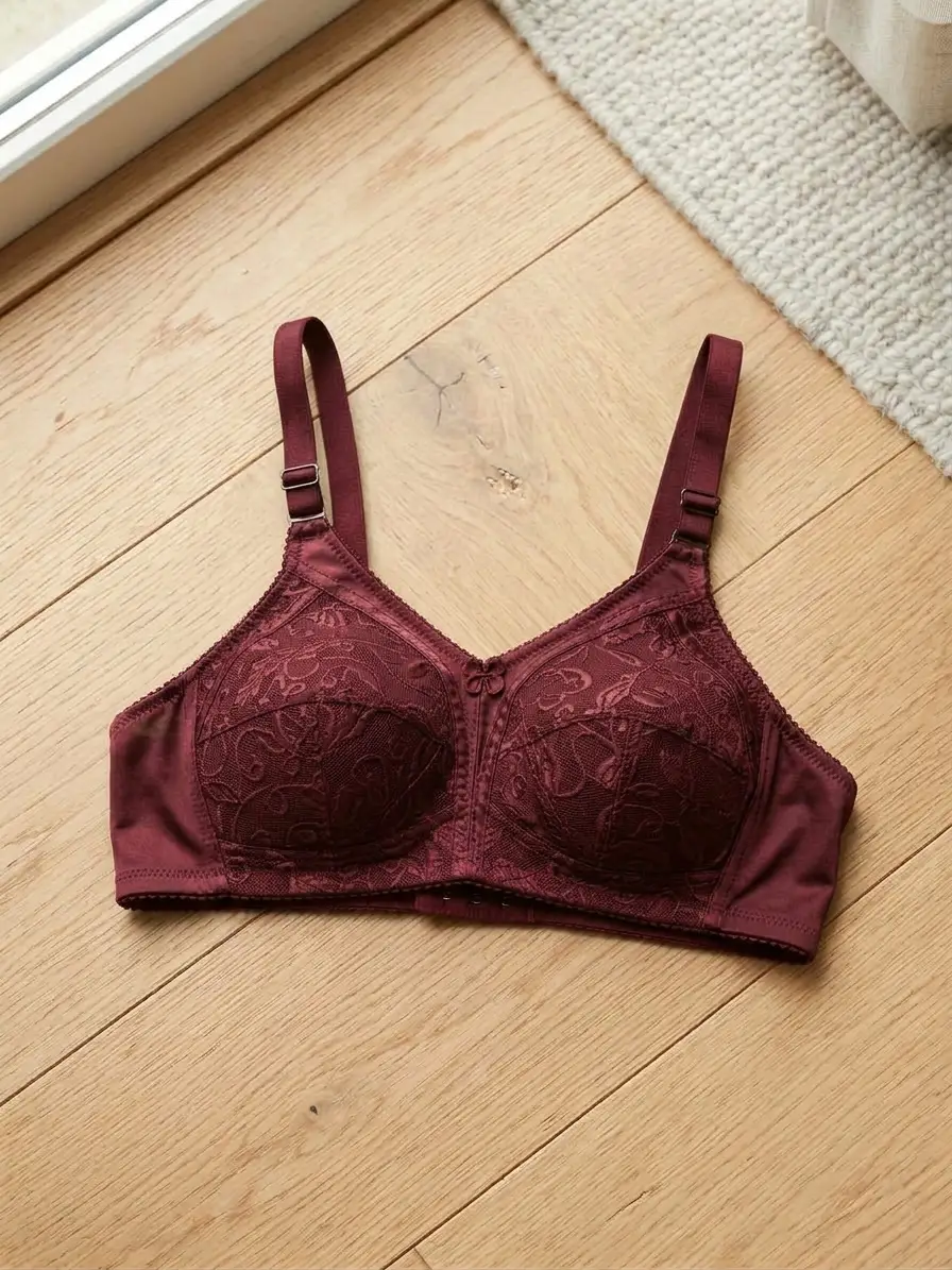 Jersey Embroidered Comfortable And Breathable Bra Top