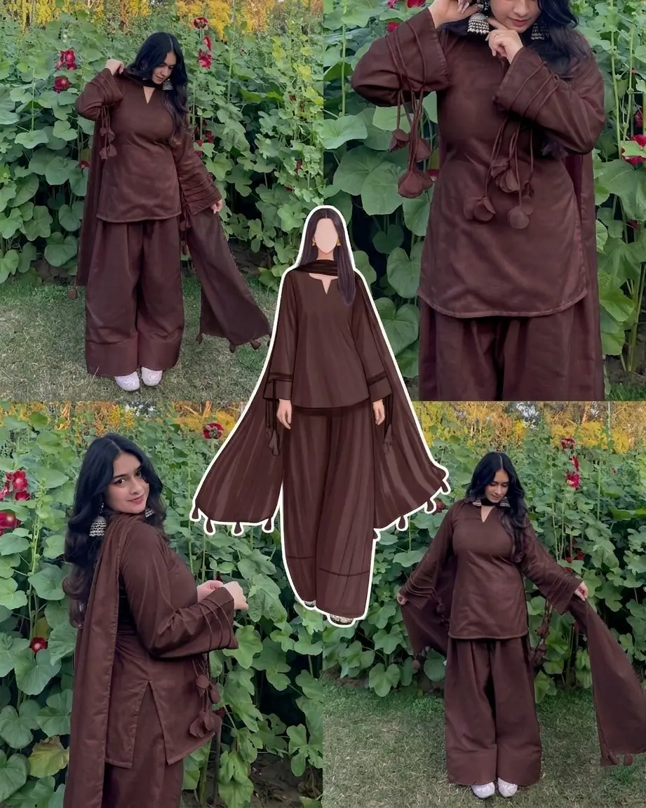 3 Pcs Women's Stitched Cotton Lawn Plain Suit