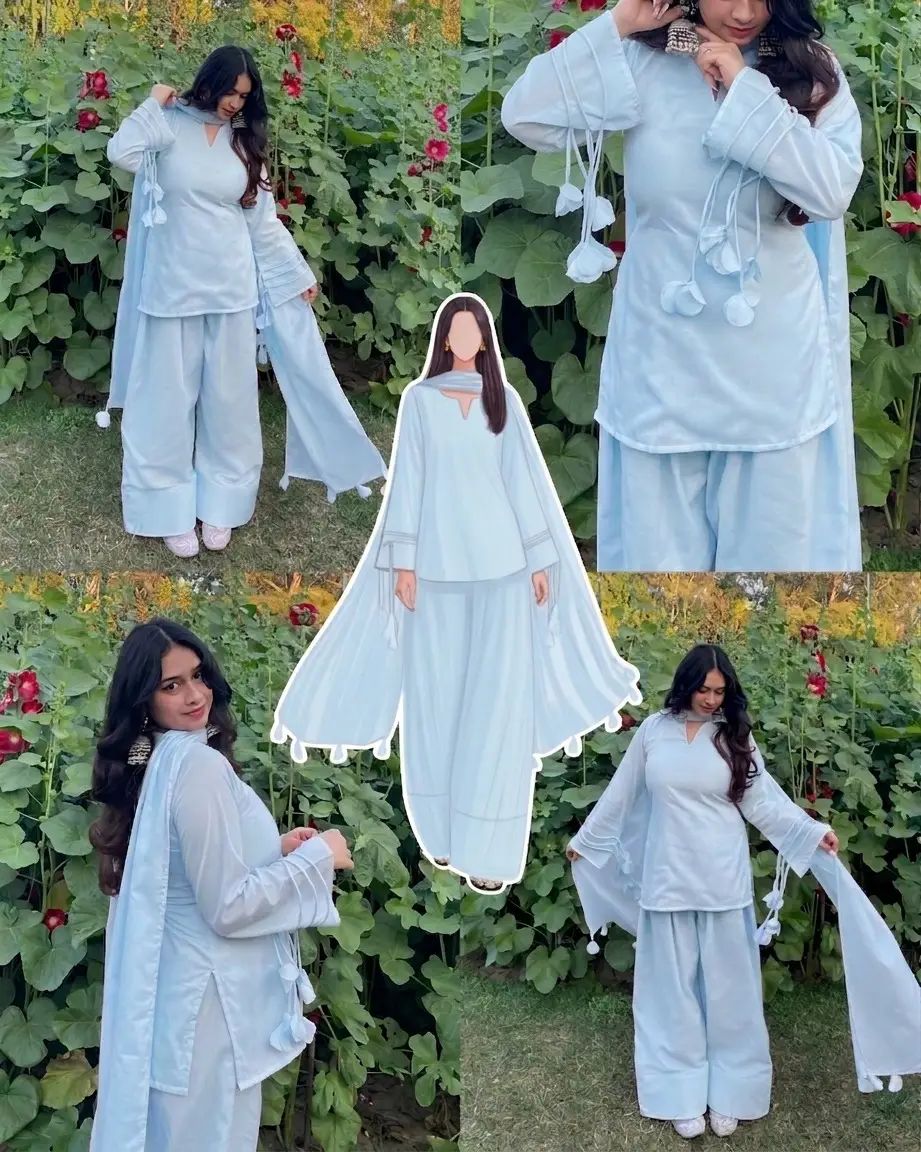 3 Pcs Women's Stitched Cotton Lawn Plain Suit