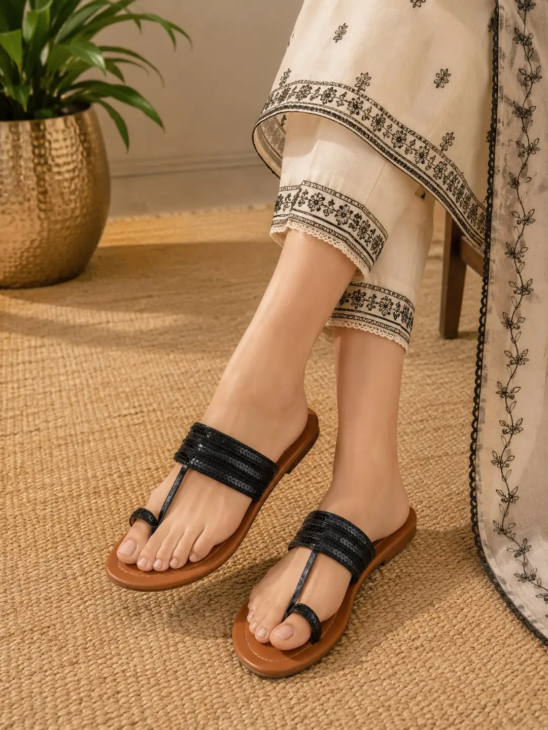 Women's Cork Casual Kolhapuri Chappal