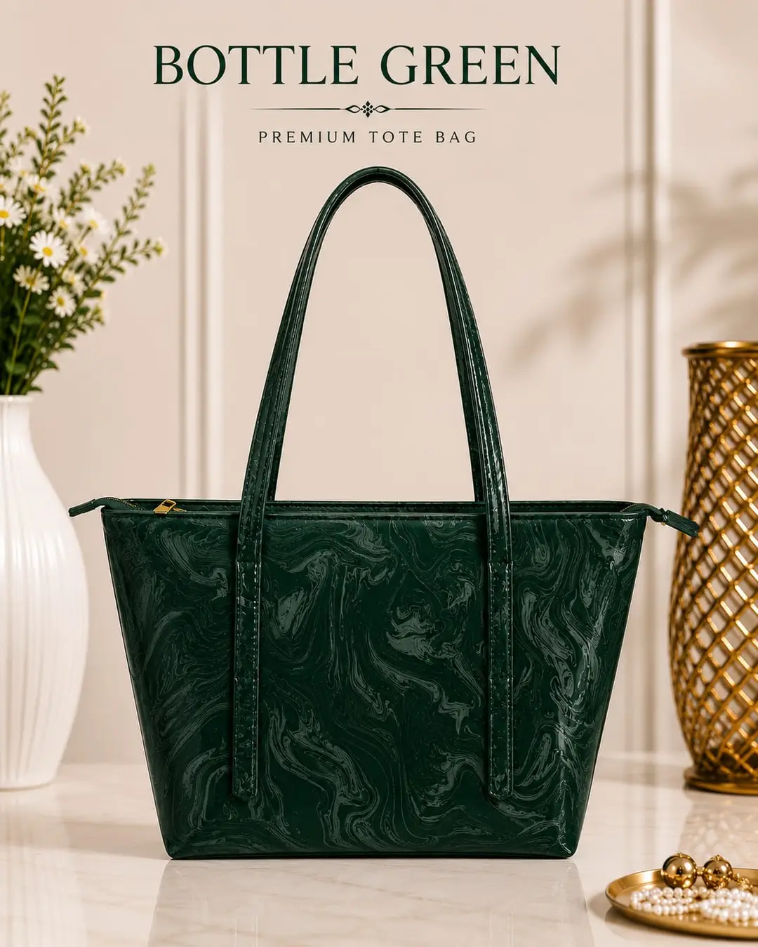 Girl's Leather Textured Shoulder Bag