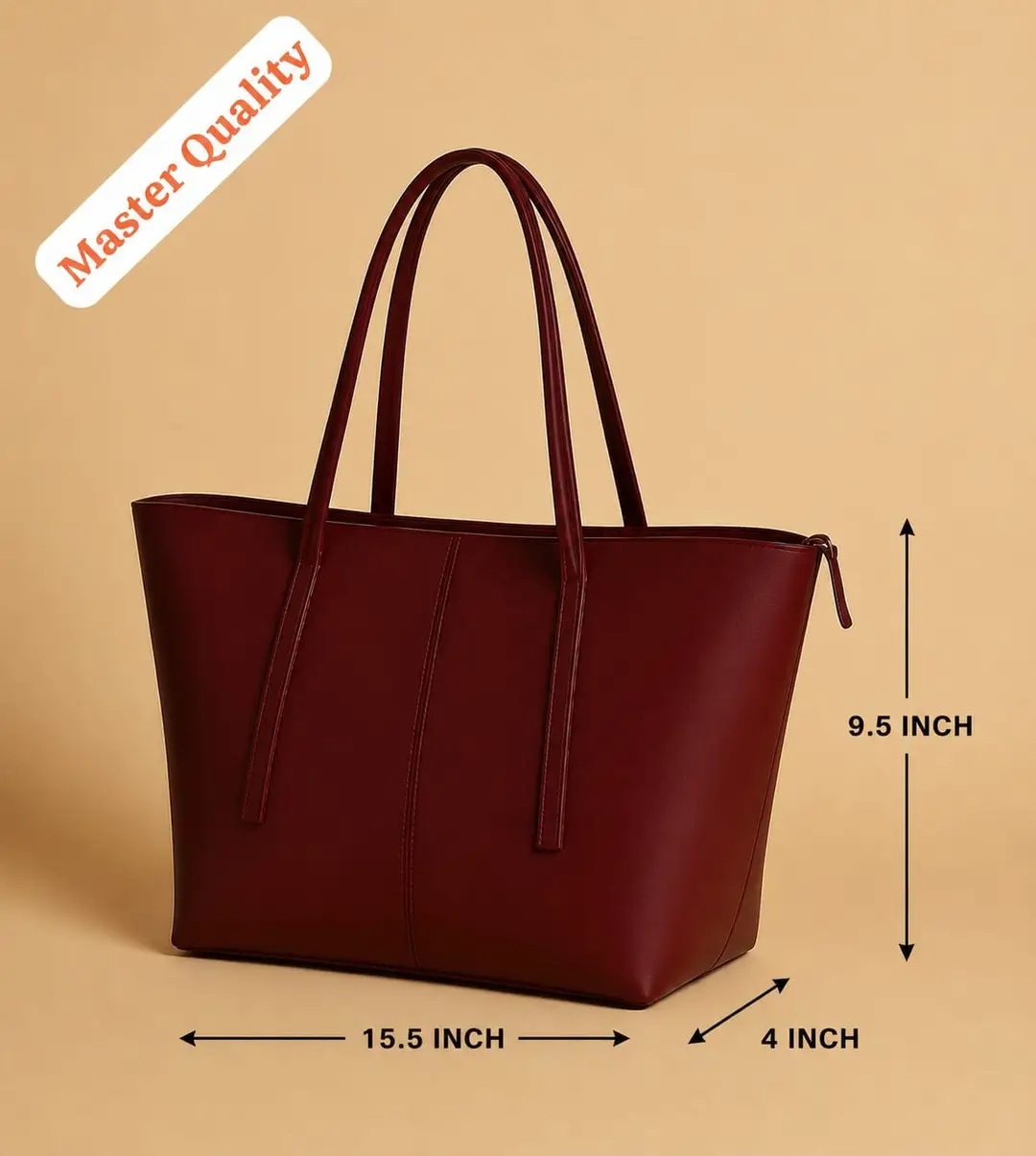 Girl's Leather Plain Shoulder Bag