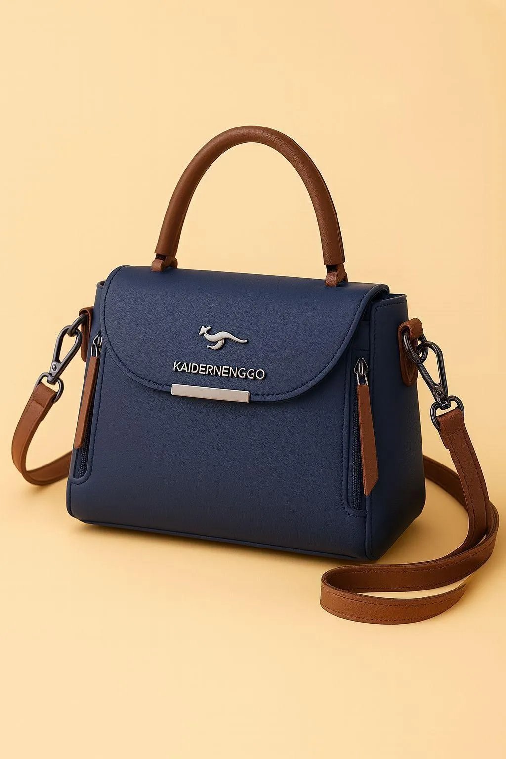 Maroon Leather Crossbody Bag for Women with Top Handle and Long Strap