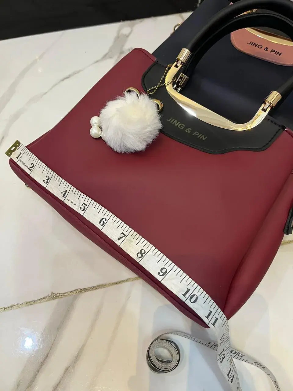 Girl's Rexine Plain Hand Bag