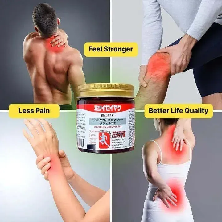 Japanese Premium Care Massage Cream for Shoulder Neck Knee Pain Relief
