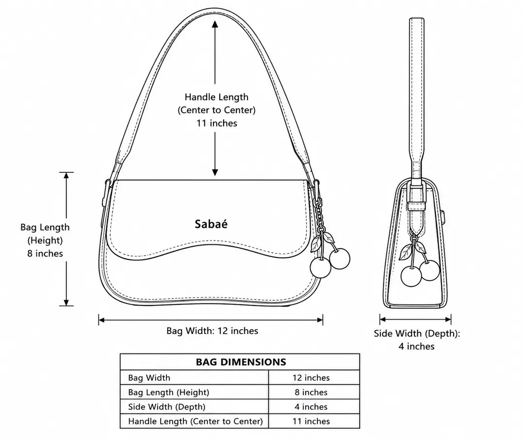 Cherry Check Crossbody Bag With Cherry Keychain