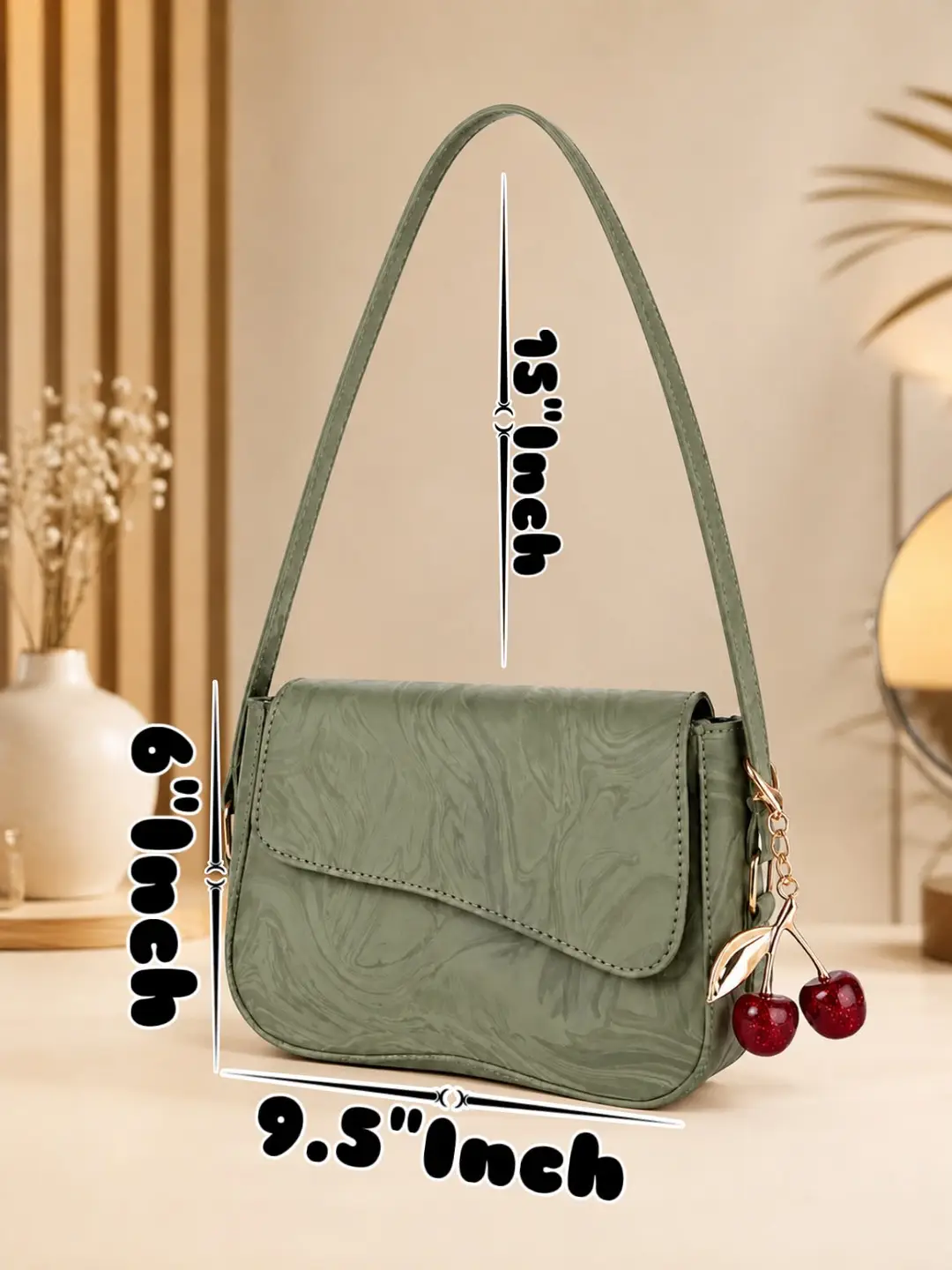 Girl's Leather Textured Hand Bag