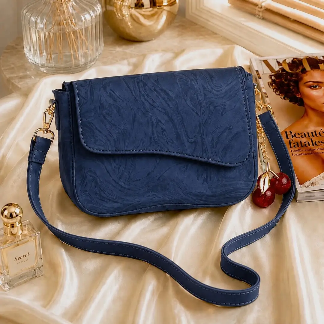 Girl's Leather Textured Hand Bag