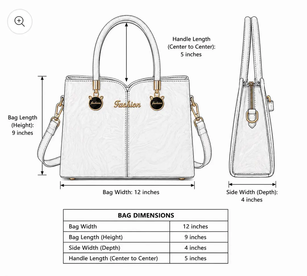 High Quality Shoulder Bag 3 Pocket