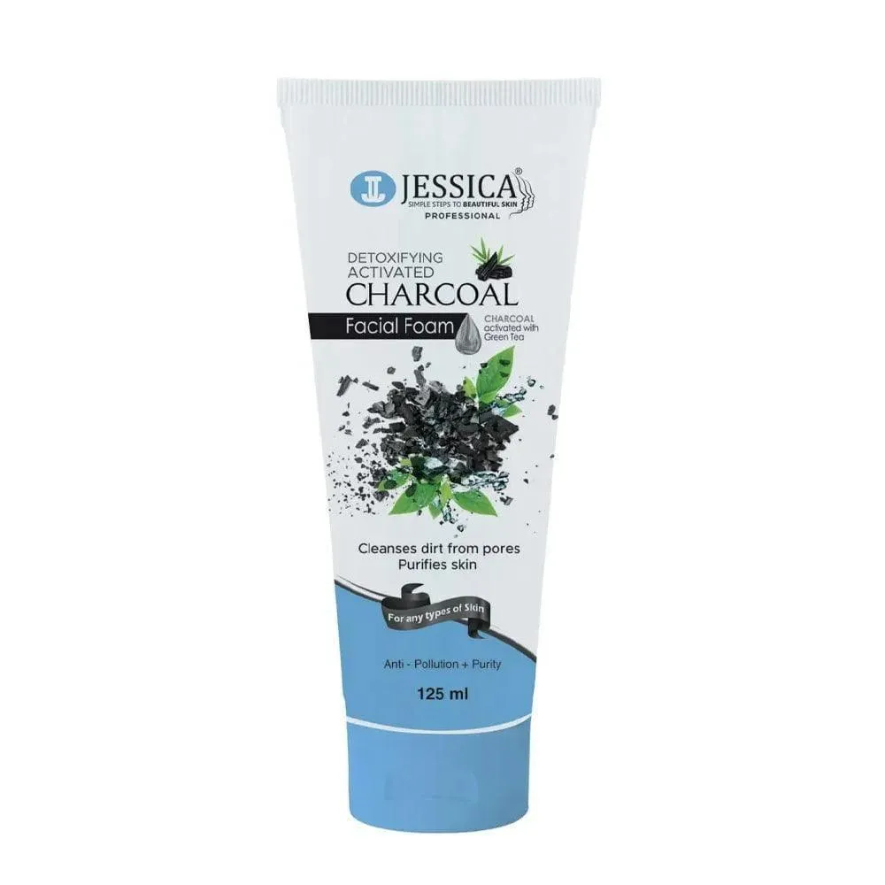 Jessica Charcoal Face Wash 125ml for Men & Women