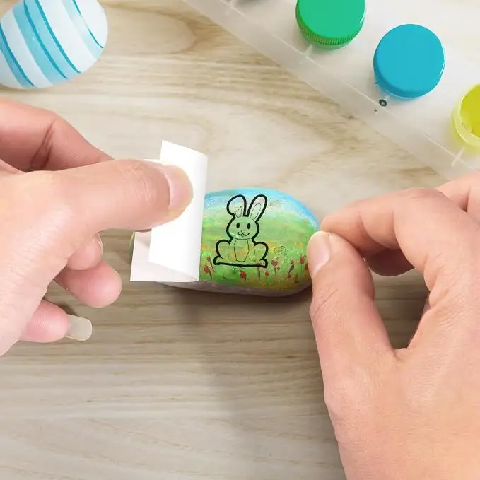 Rock Painting Kit, Easter Arts and Crafts Gifts for Boys and Girls Ages 4-12, DIY Art Supplies, Kid Toys for 4+, Family Craft Creative Activity, Kids Toddler Birthday Gifts