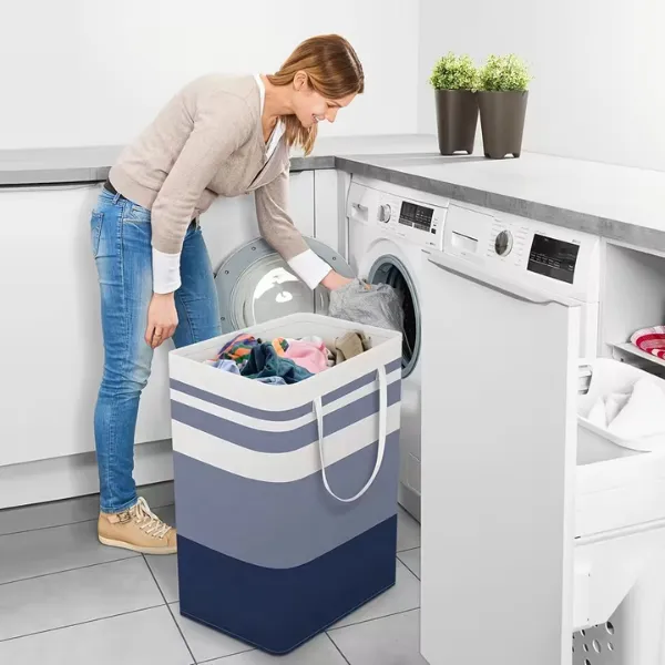 75L Grey Storage Bag for Clothes Toys Blankets