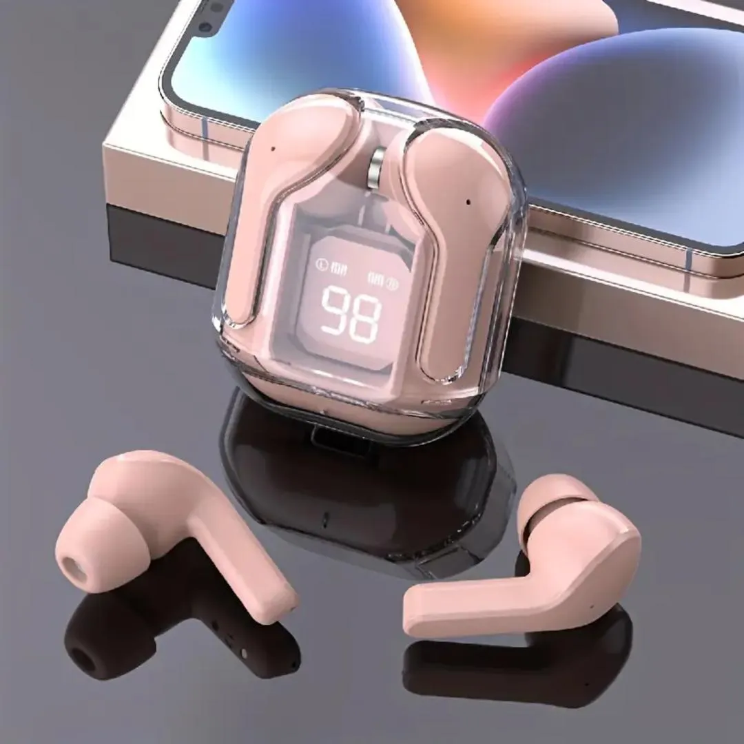 Wireless Bluetooth 5.3 Earbuds with Noise Cancellation & Fast Charge