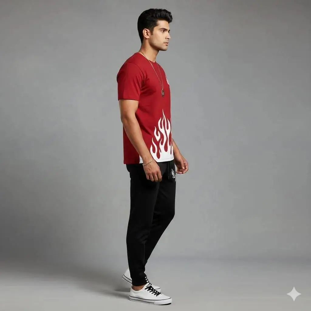 2 Pcs Men's Dri Fit Printed Track Suit
