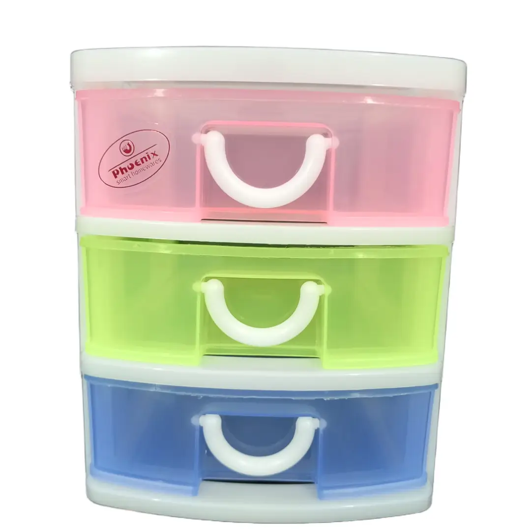 Multi-Color 3-Tier Jewelry Storage Rack