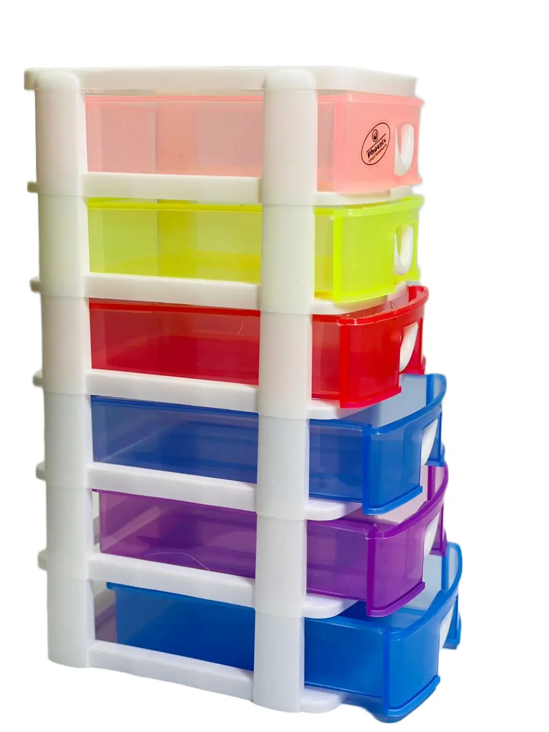 Multi-Color 6-Tier Jewelry Storage Rack