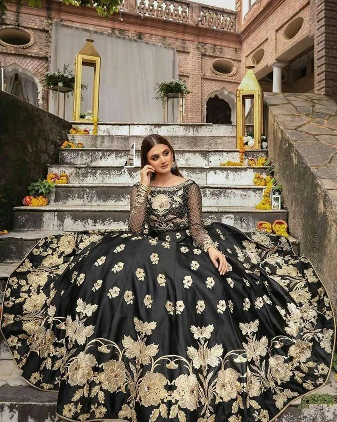 2 Pcs Women's Stitched Shamoz Silk Embroidered Maxi Suit