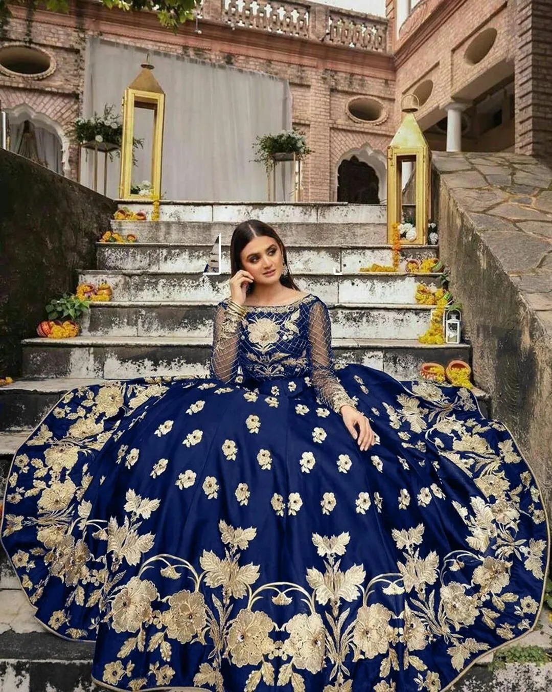2 Pcs Women's Stitched Shamoz Silk Embroidered Maxi Suit