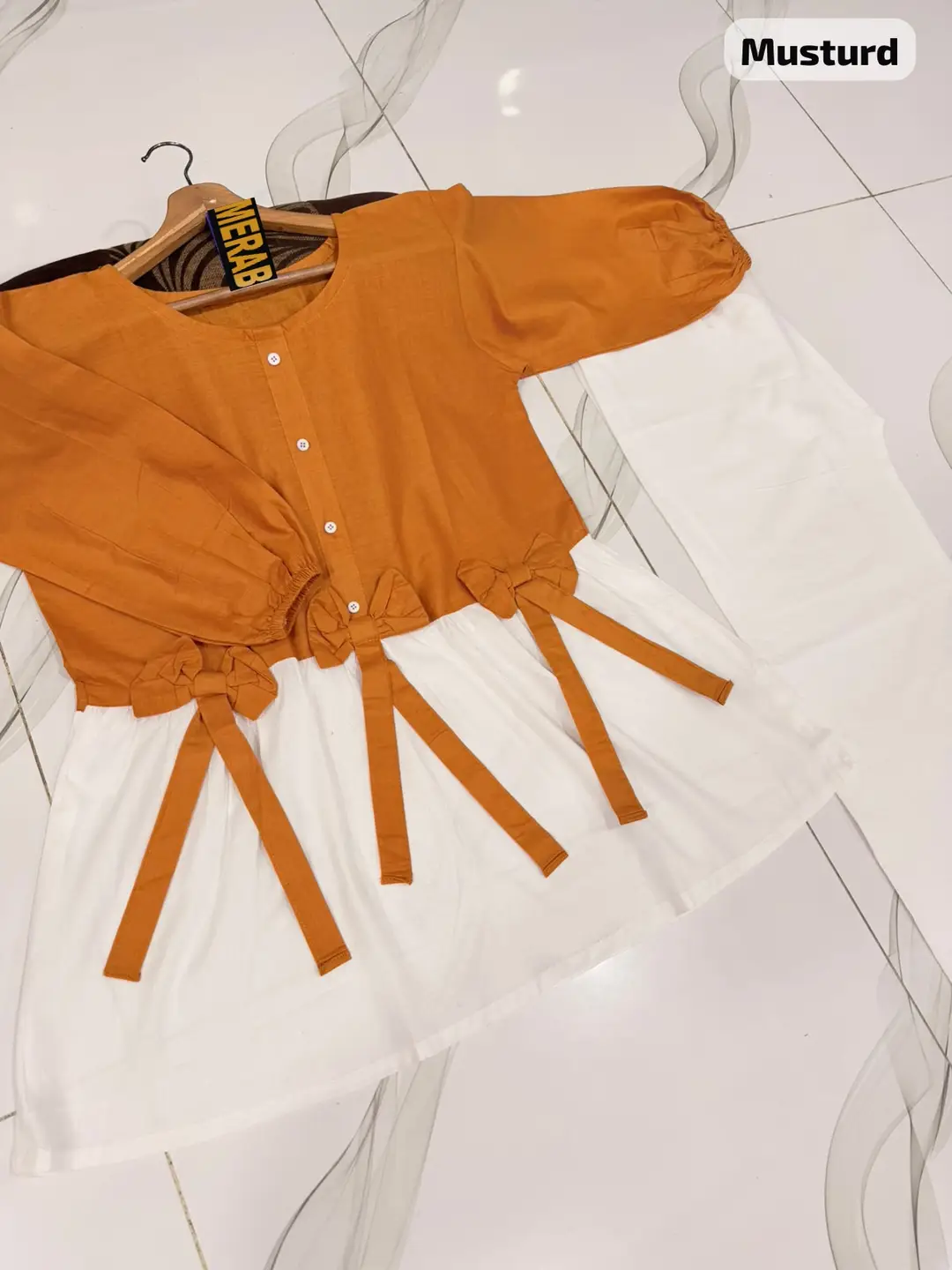 2 Pcs Women's Stitched Cotton Plain Shirt And Trouser