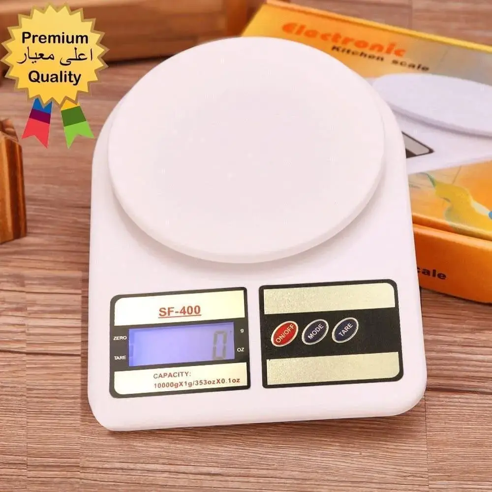 BESTIN™ Digital Kitchen Scale 1g-10kg LED Light Free