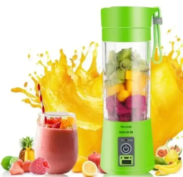 Portable 6-Blade Electric Juicer for Home & Travel
