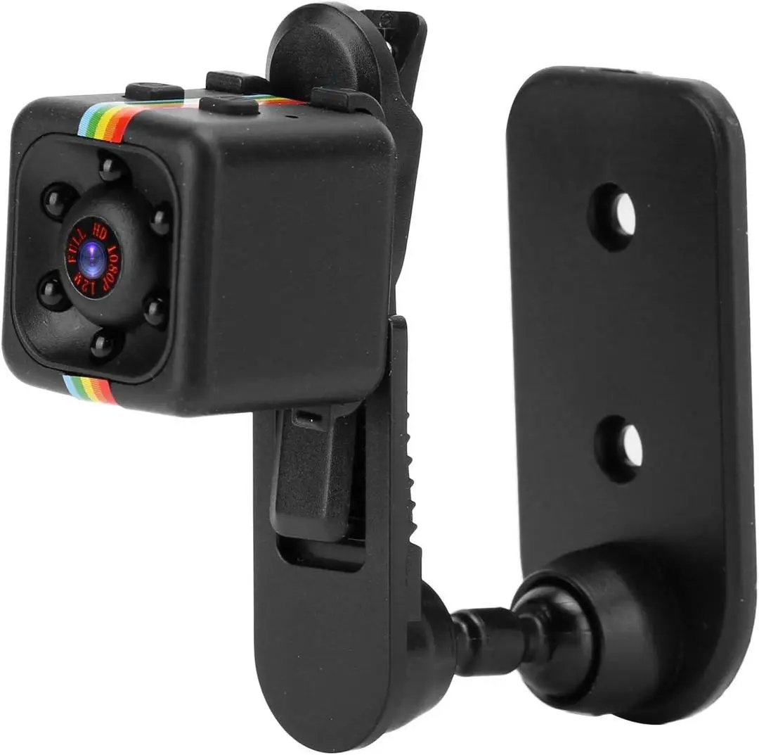 Rechargeable Black Camera 3cm Clear Vision Portable Tech Gadget