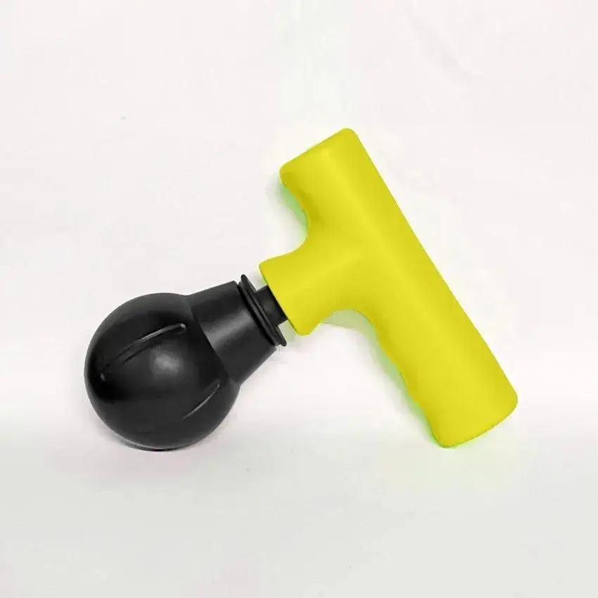 Rechargeable Mini Massage Gun Black ABS 3cm