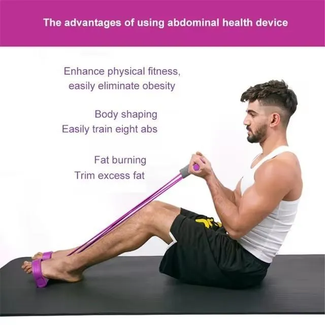 Pink Portable Resistance Band for Home Gym Workout