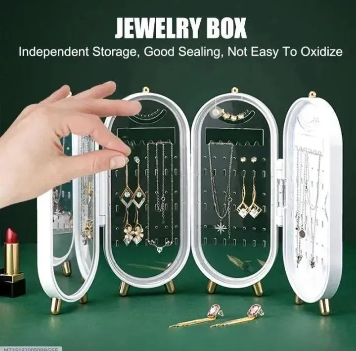 Green 3-D Jewellery Display Box for Home Decor
