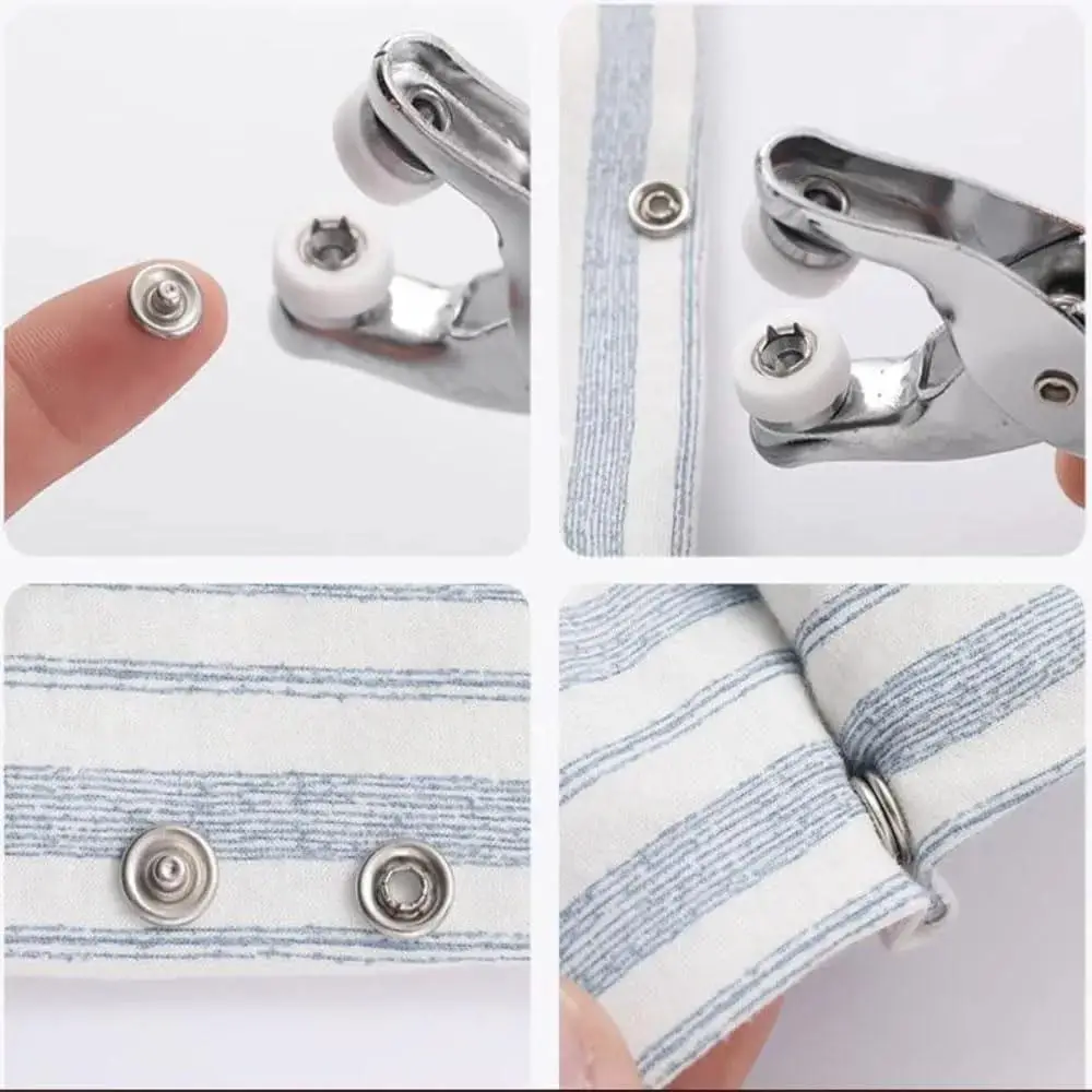 Snap Button Machine with Storage Box for Sewing & Crafting
