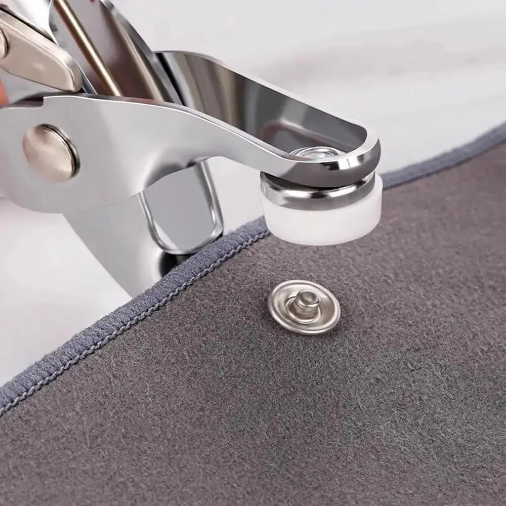 Snap Button Machine with Storage Box for Sewing & Crafting