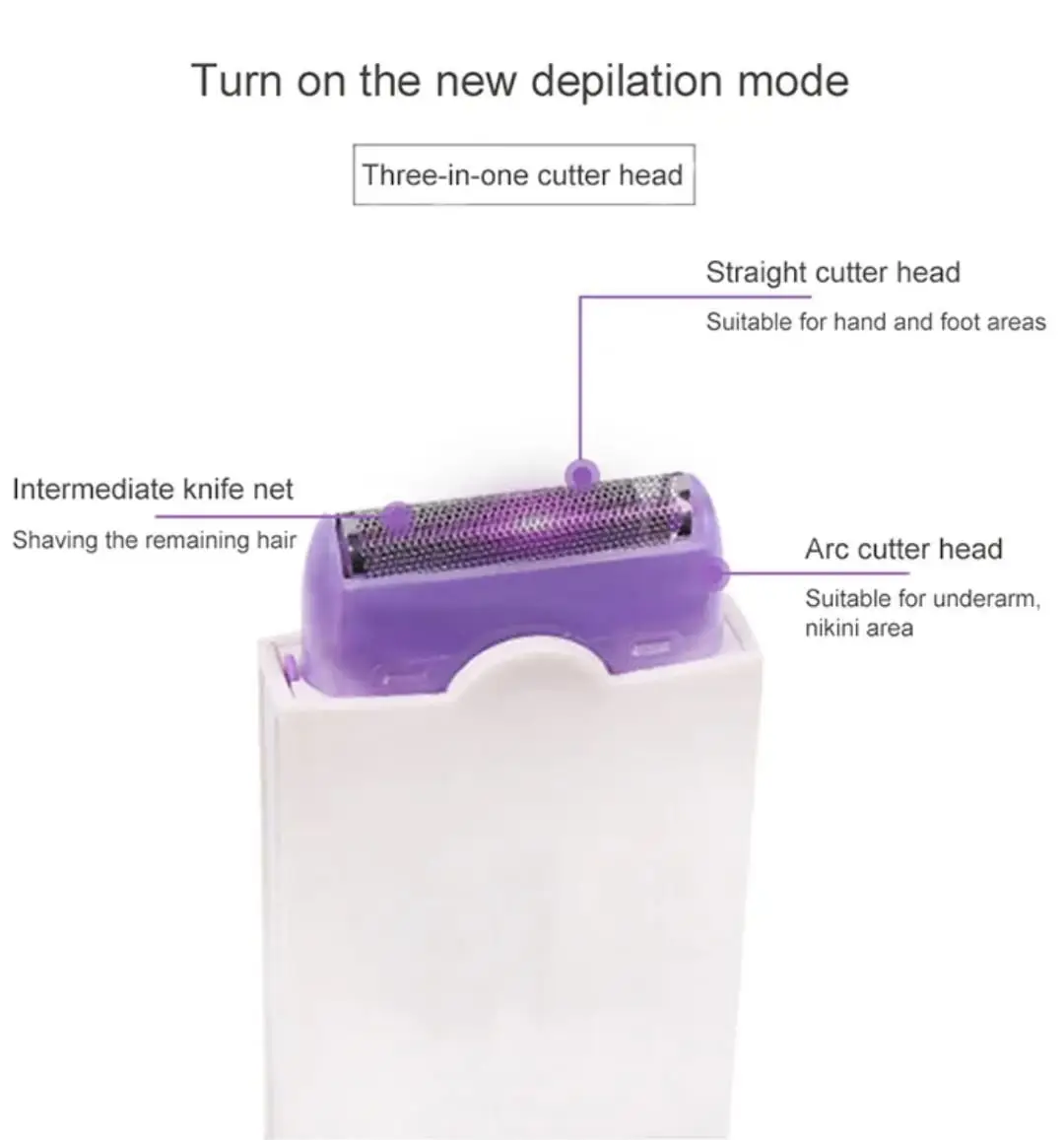 Easy-To-Clean Design Women's Hair Shaver