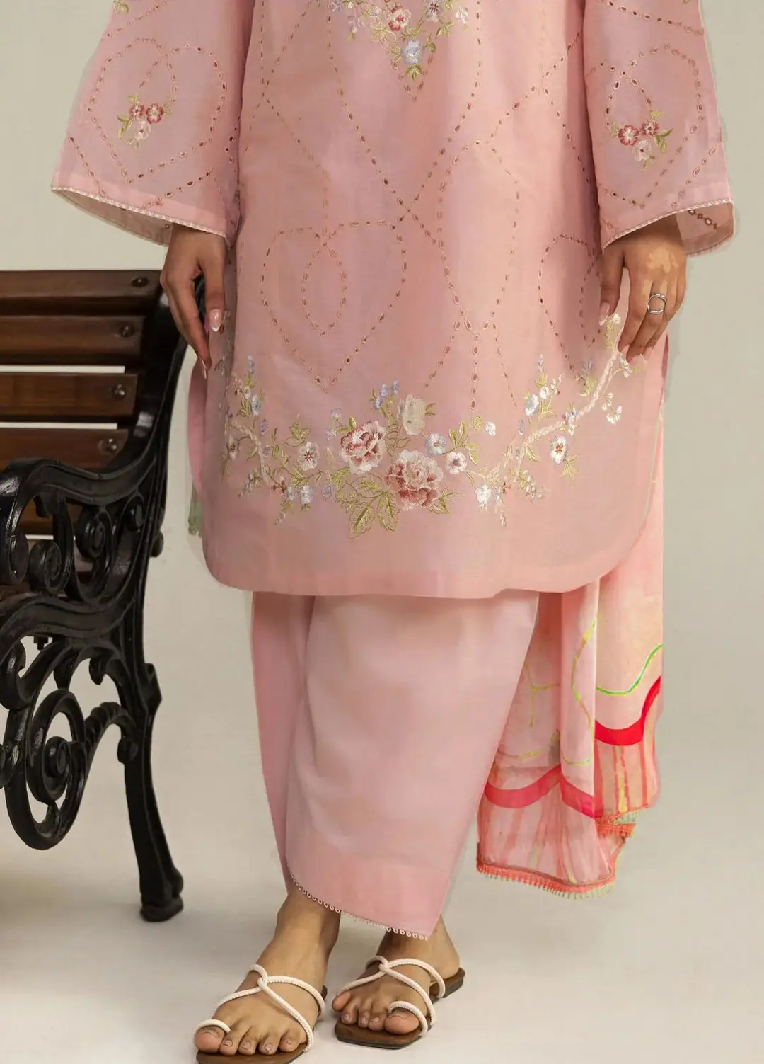 3 Pcs Women's Unstitched Embroidered Suit
