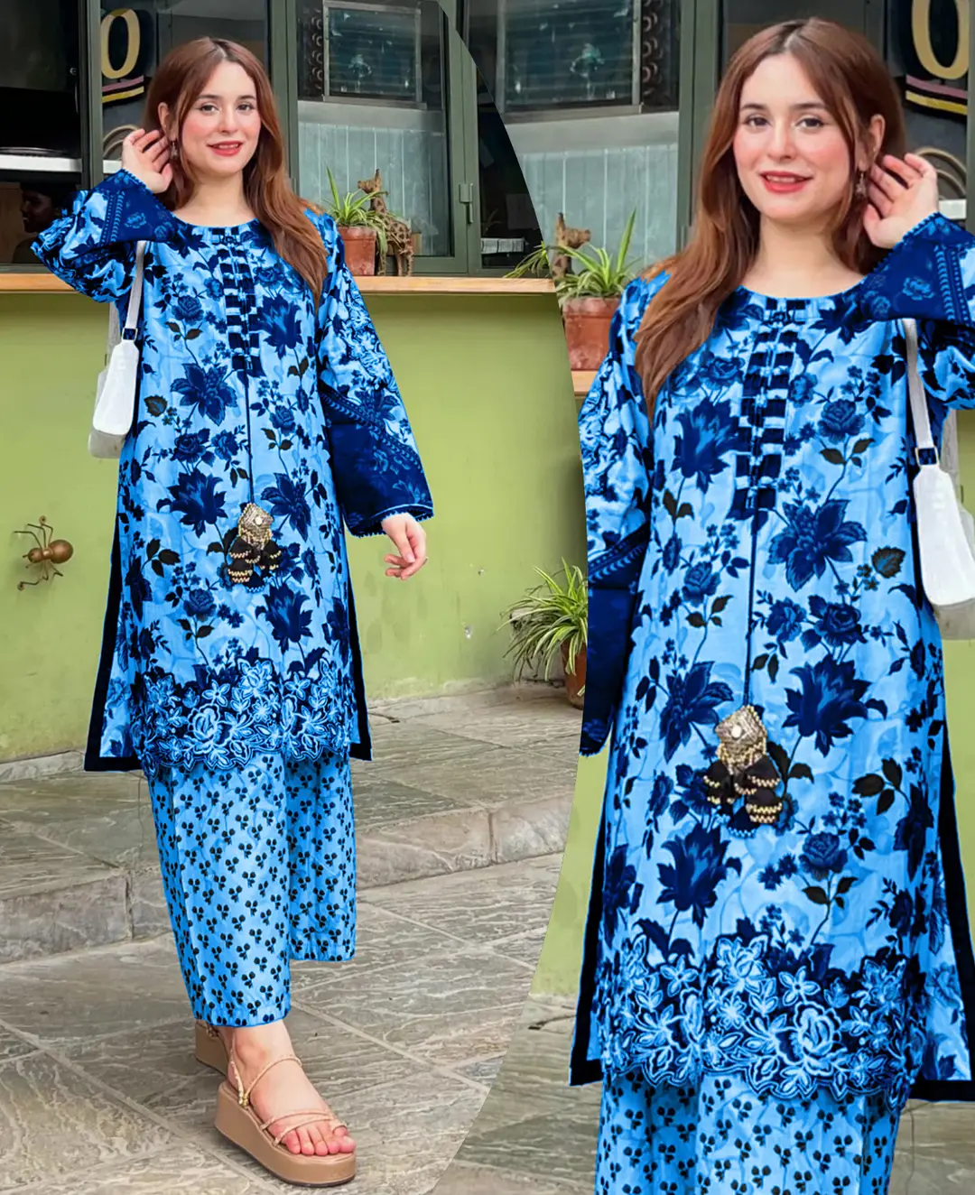 3 Pcs Women's Stitched Lawn Digital Print Suit