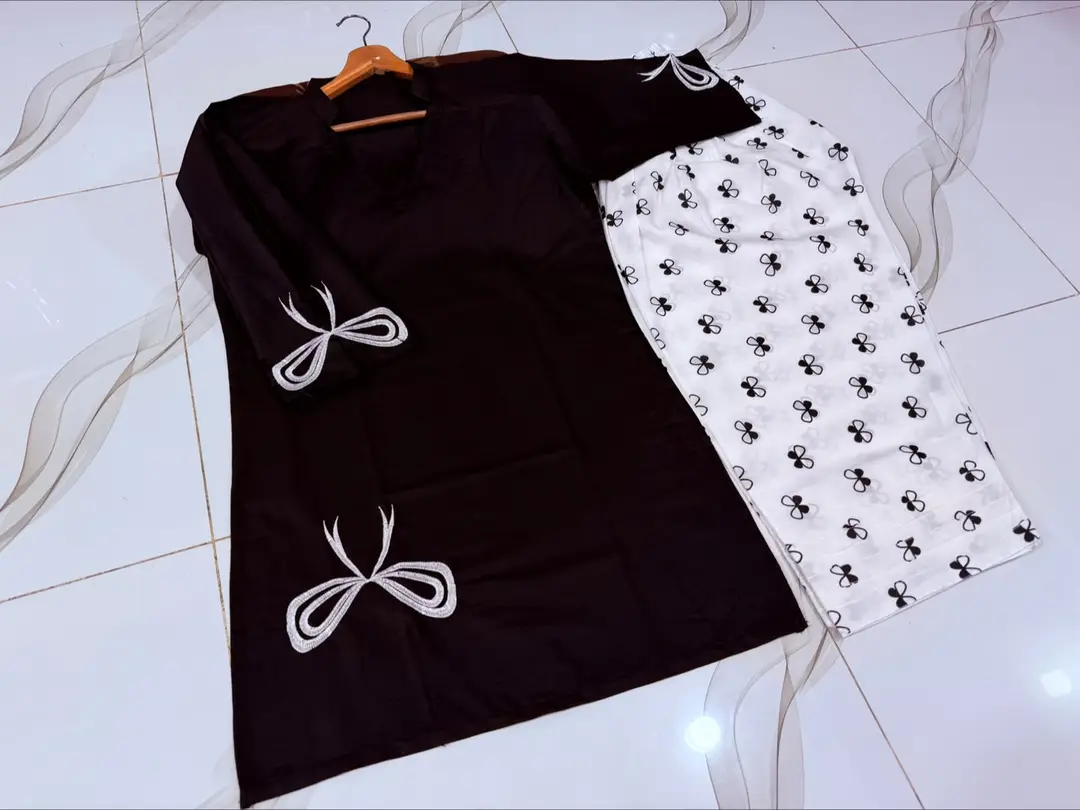 2 Pcs Women's Stitched Cotton Printed Shirt And Trouser➰