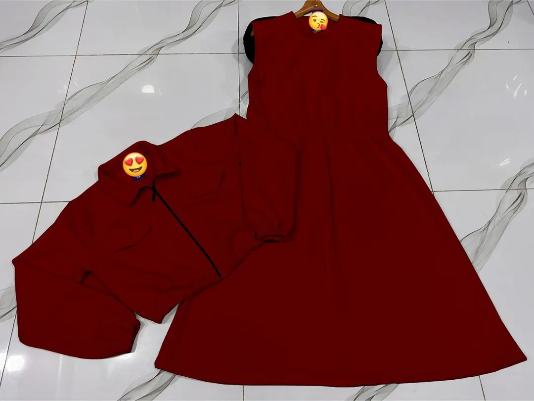 2 Pcs Women's Stitched Fleece Plain Zipper Tracksuit