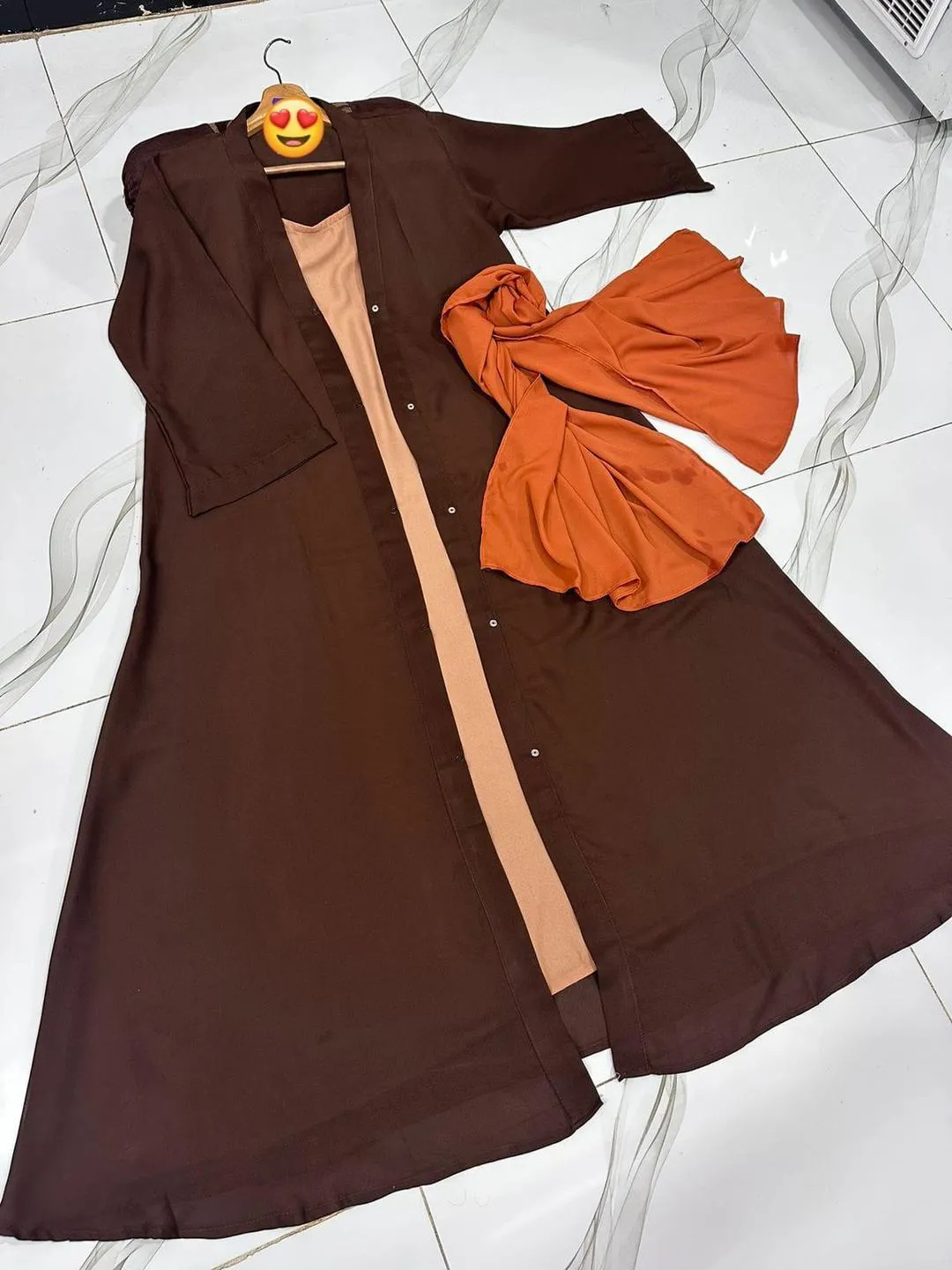Georgette Plain Classic Abaya