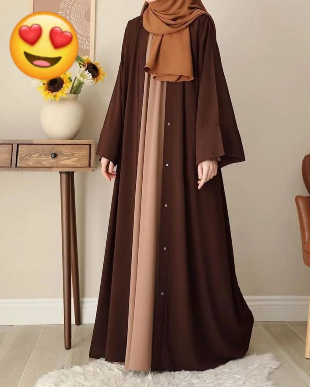 Georgette Plain Classic Abaya