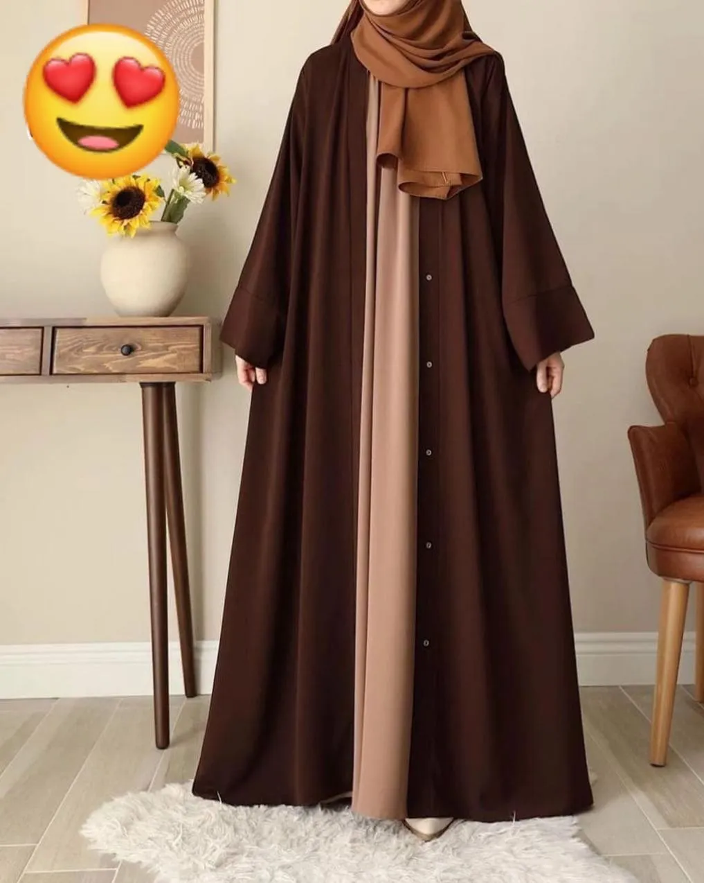 Georgette Plain Classic Abaya