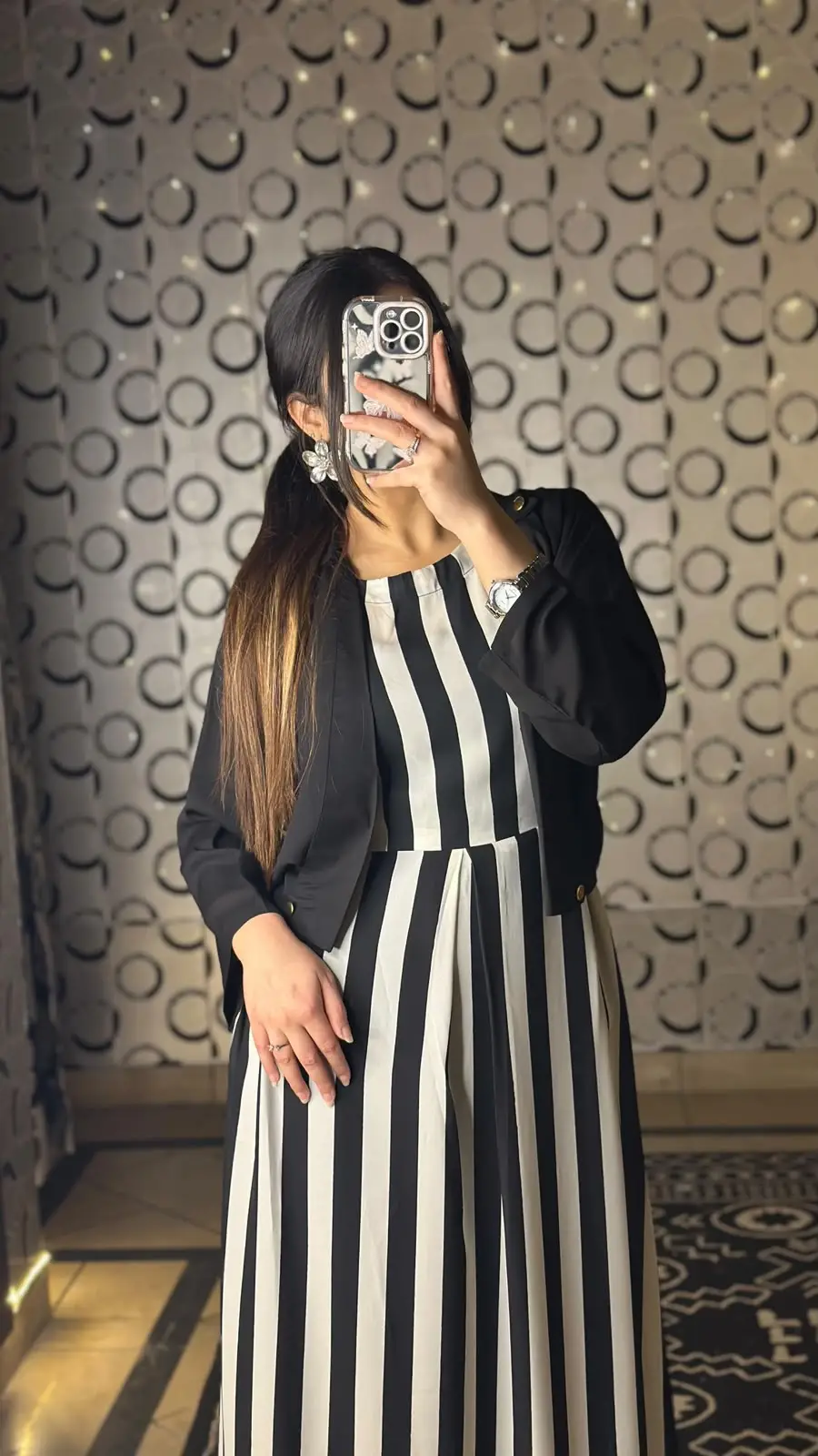 2 Pcs Women's Stitched Silk Printed Maxi and Jacket