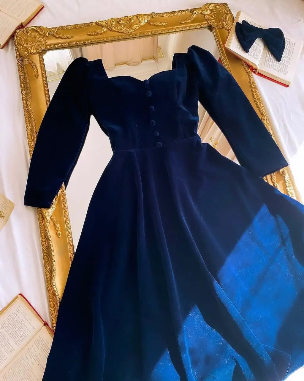1 Pc Women's Stitched Velvet Plain Maxi