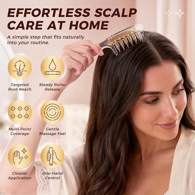 Essential Oil Infusion Comb & Hair Oil Applicator