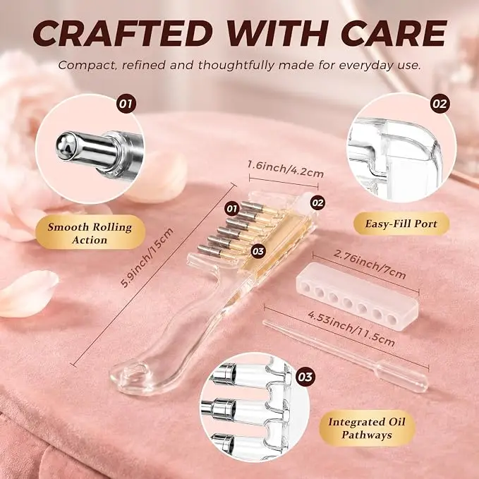 Essential Oil Infusion Comb & Hair Oil Applicator