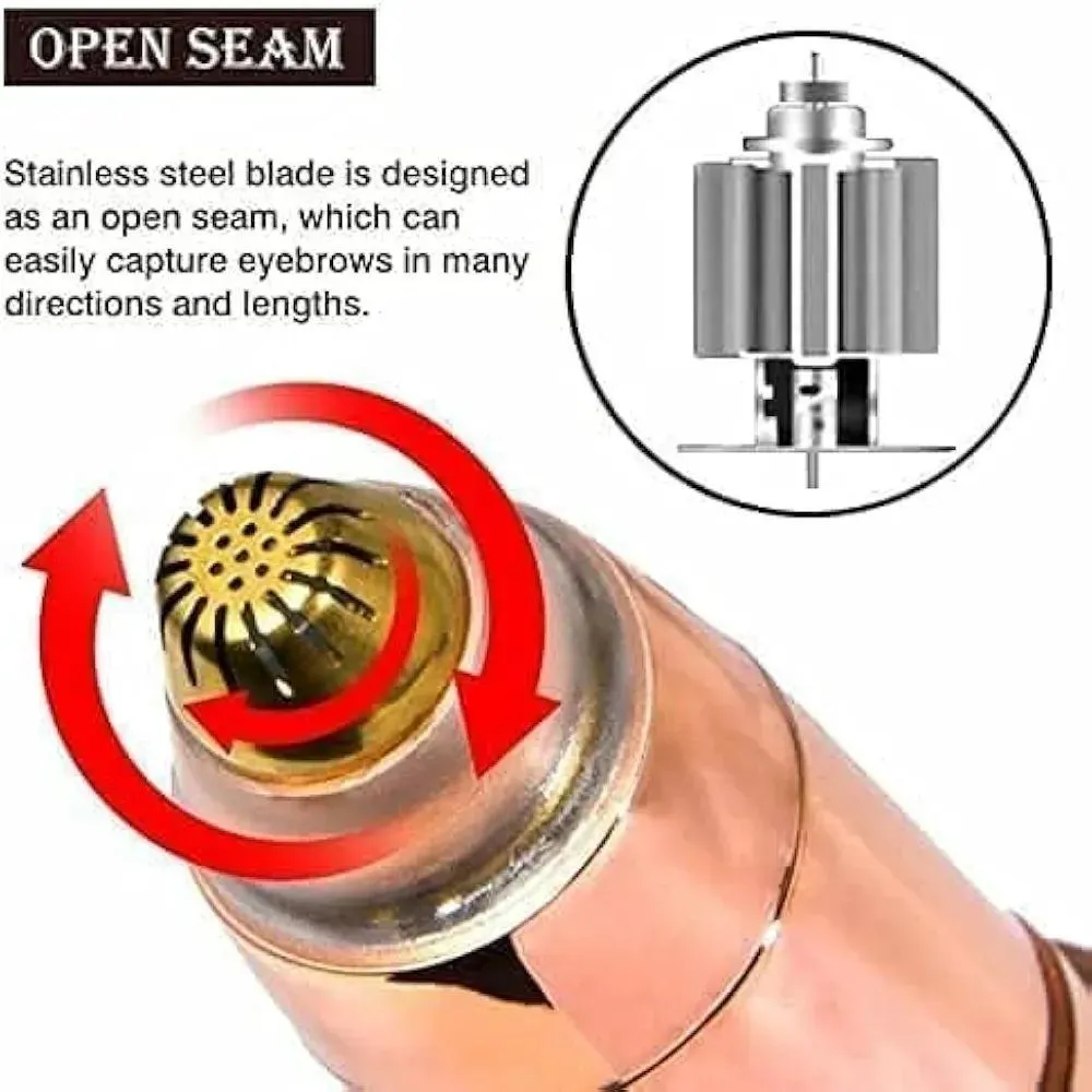 Rechargeable Eyebrow Trimmer with Box Packaging