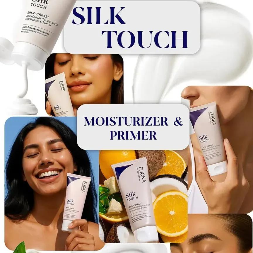 Flicka Silk Touch 3-in-1 Moisturizer Primer & Makeup Remover Cream