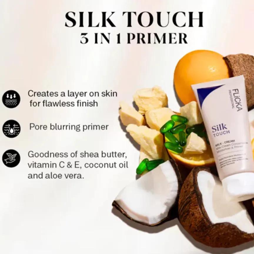 Flicka Silk Touch 3-in-1 Moisturizer Primer & Makeup Remover Cream