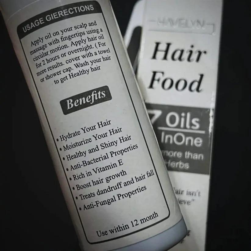 Hair Food 7 Oils 200ml for Frizz Control & Shine