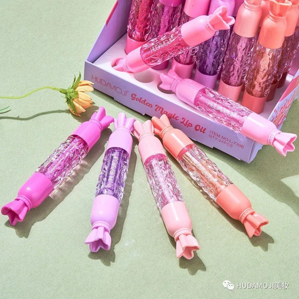 Hudamoji Golden Magic Lip Oil 50ml Multicolor Glitter