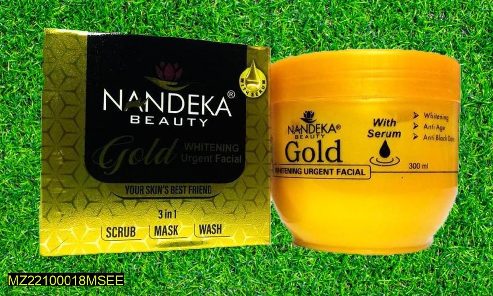 Nandeka Gold Whitening Facial Scrub Mask 300ml